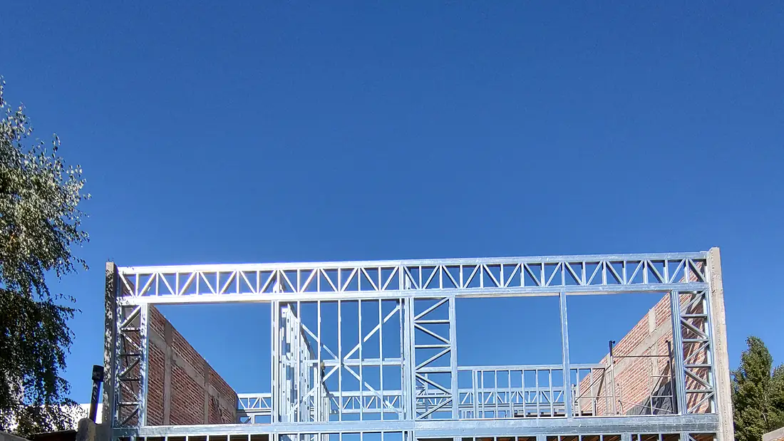 Estructura Steel Frame DRYSUR en obra