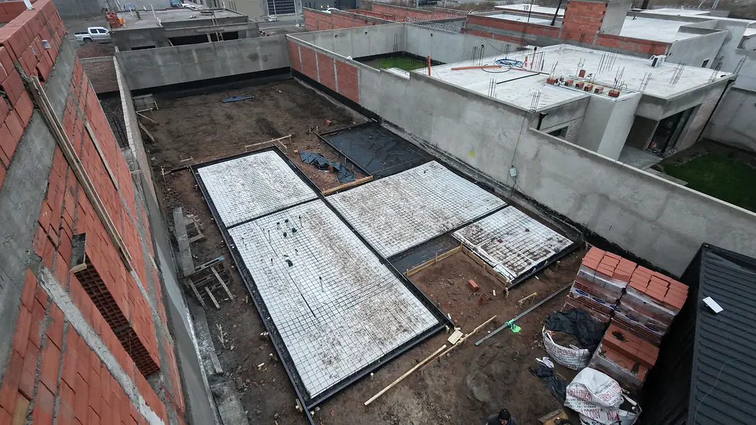 Preparación de losa en obra DRYSUR
