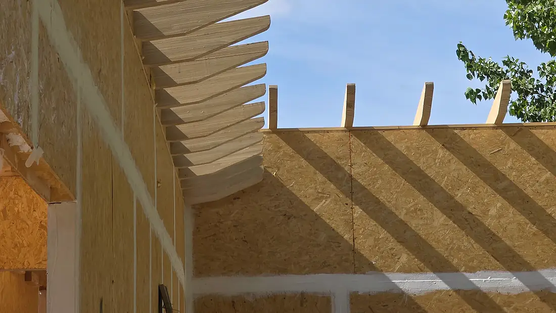 Cabriadas y OSB en obra DRYSUR